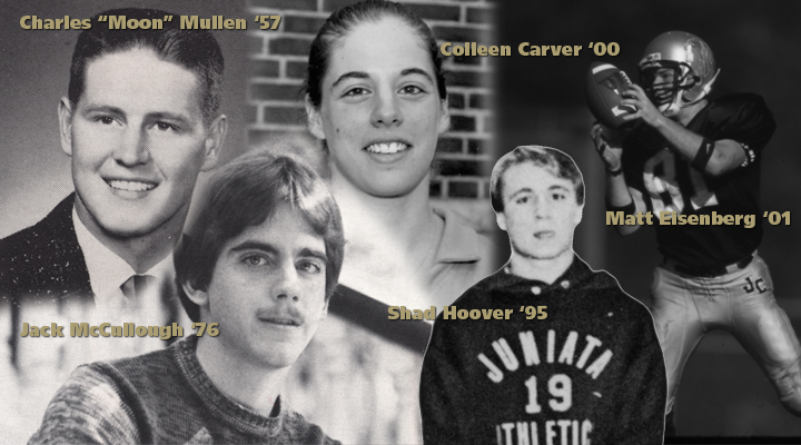 Mullen, McCullough, Hoover, Carver, and Eisenberg to be inducted into Juniata Sports Hall of Fame