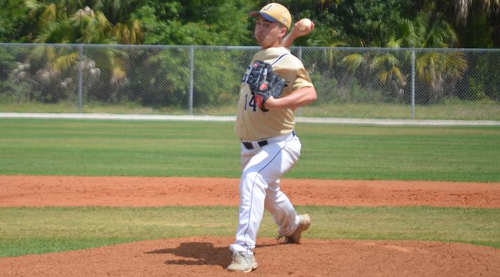 Jesse Beeler pitched into the seventh inning for the Eagles.