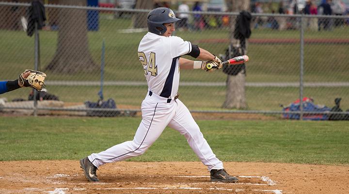Chris Sinisi went 2-for-3 and batted in three runs for the Eagles in Game One.