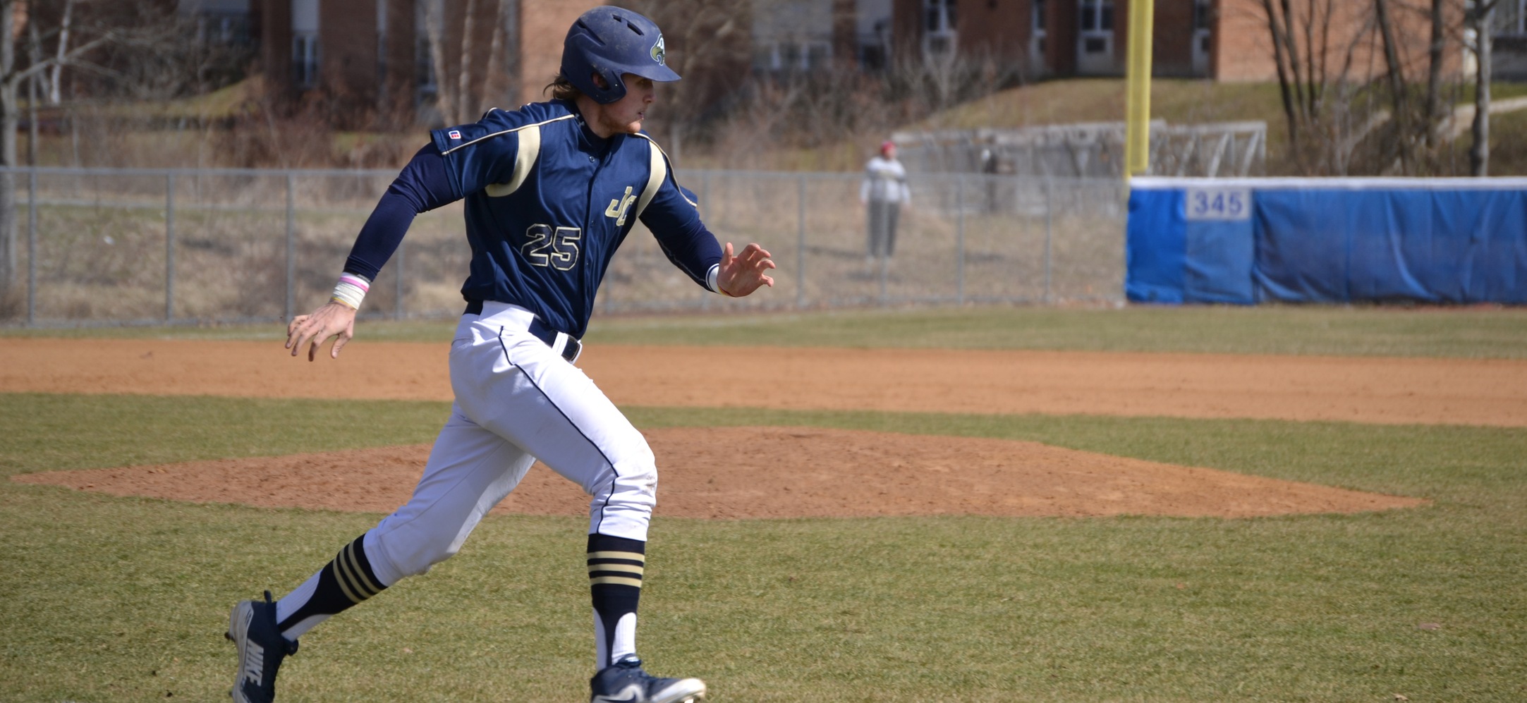 Austin Suders tossed 6.0 innings with seven strikeouts of shutout ball in the second game against Mount Aloysius.