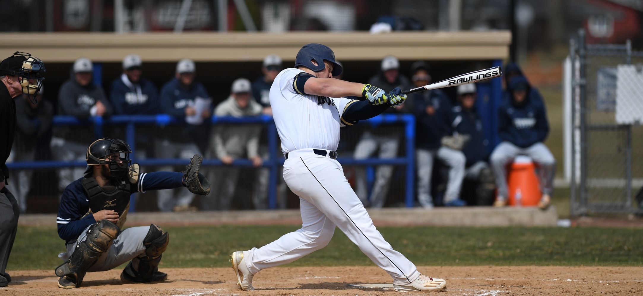 Adam Kipp went 2-5 with three-run blast in the bottom of the ninth to tie the game against Drew, Sunday.