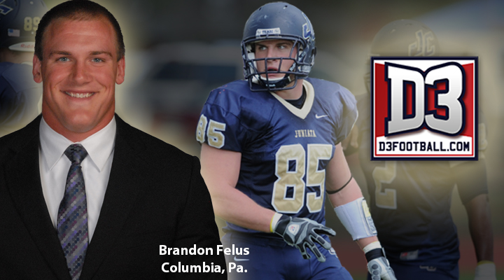 Felus D3football.com Honorable Mention All-American