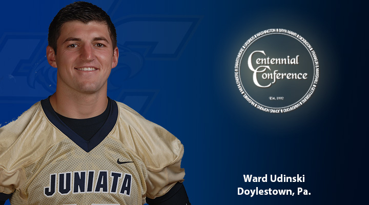 Udinski Named Centennial Conference Offensive Player of the Week
