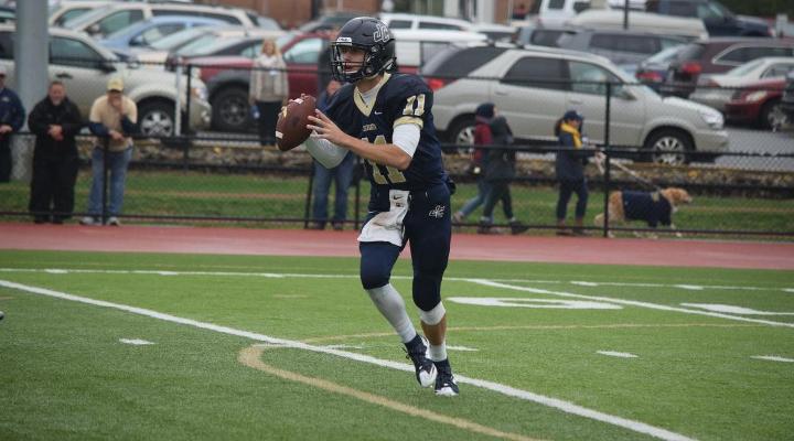 Hank Coyne is third in the Centennial Conference in overall passing yards and passing yards per game