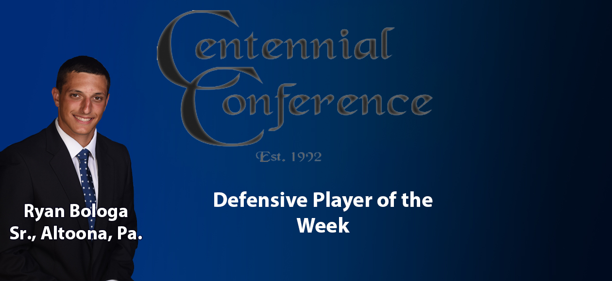 Bologa Named Centennial Conference Defensive Player of the Week