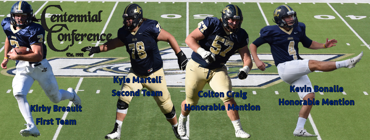 Breault Named to Centennial Conference First Team; Three Other Eagles Earn Honors