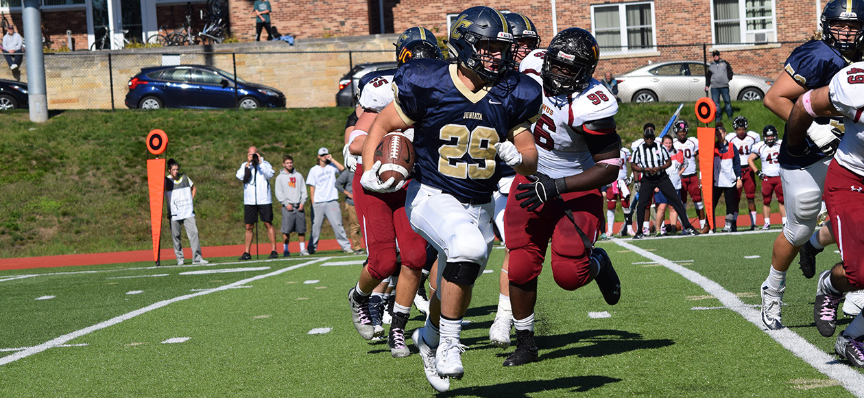 Matt Lehr rushed for 177 yards and two touchdowns on the afternoon.