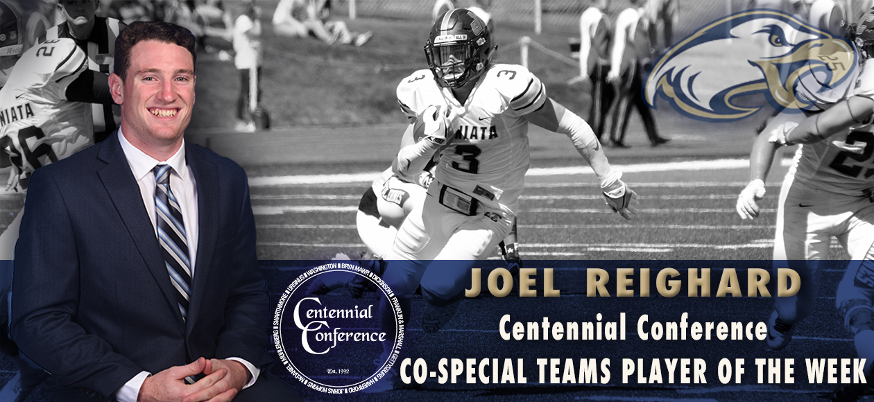 Reighard Named Centennial Conference Co-Special Teams Player of the Week
