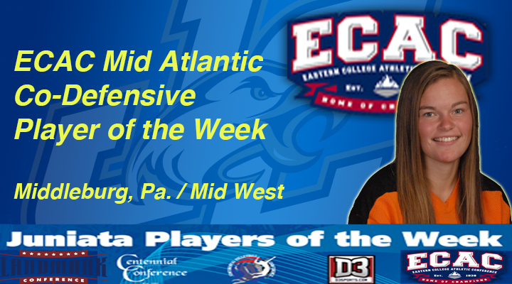 Jones Named ECAC Co-Defensive Player of the Week