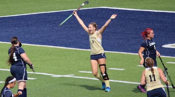 Katie Alexander scored the game-winning goal in the overtime period