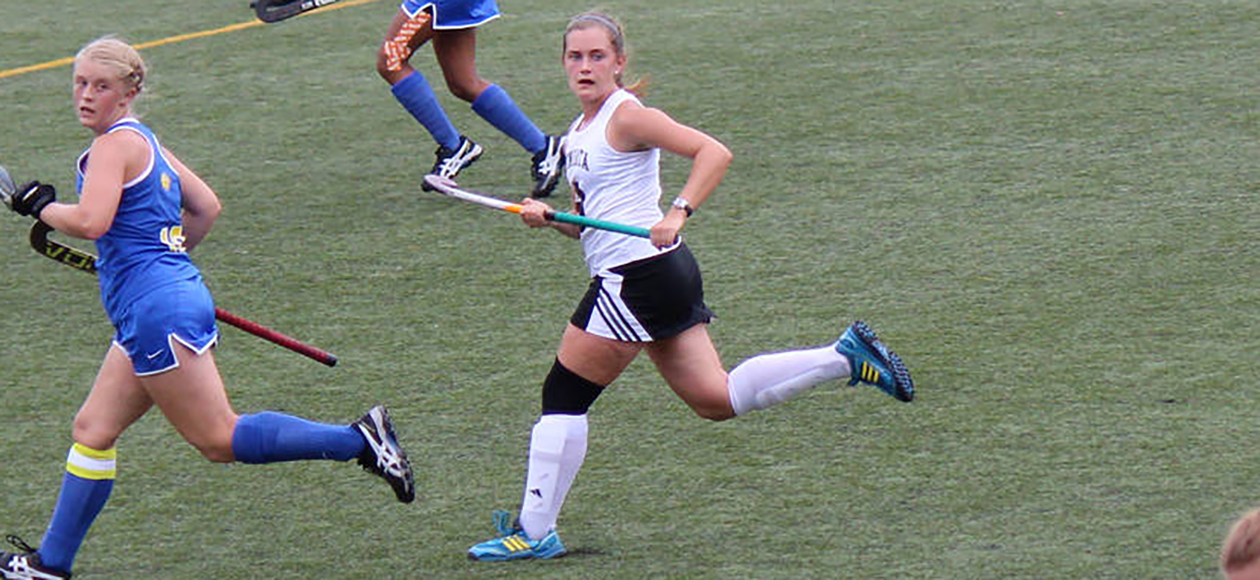 Meredith Shephard scored twice for the Eagles against Keuka (Photo by Kris LaFollette)