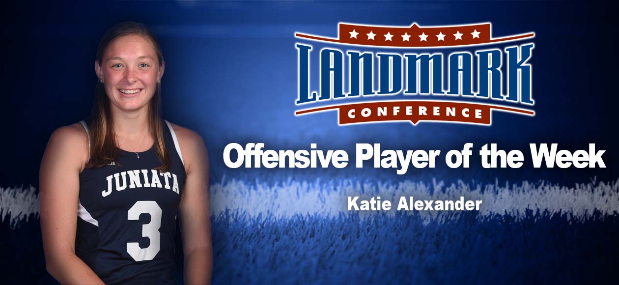 Katie Alexander Named Landmark Conference Field Hockey Offensive Player of the Week