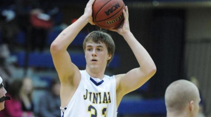 Higgins’ double-double and Juniata’s defense lead MBB to win over W&J