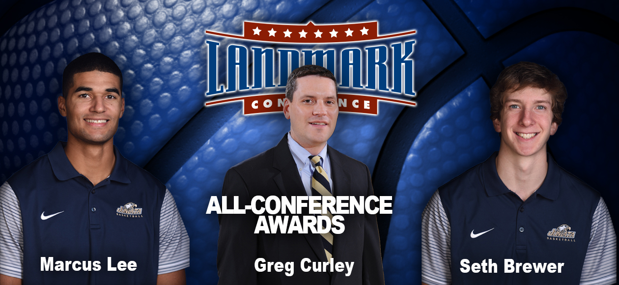 Curley Named Coach of the Year, Brewer Named Defensive Player of the Year, Two Eagles Named to Landmark All-Conference