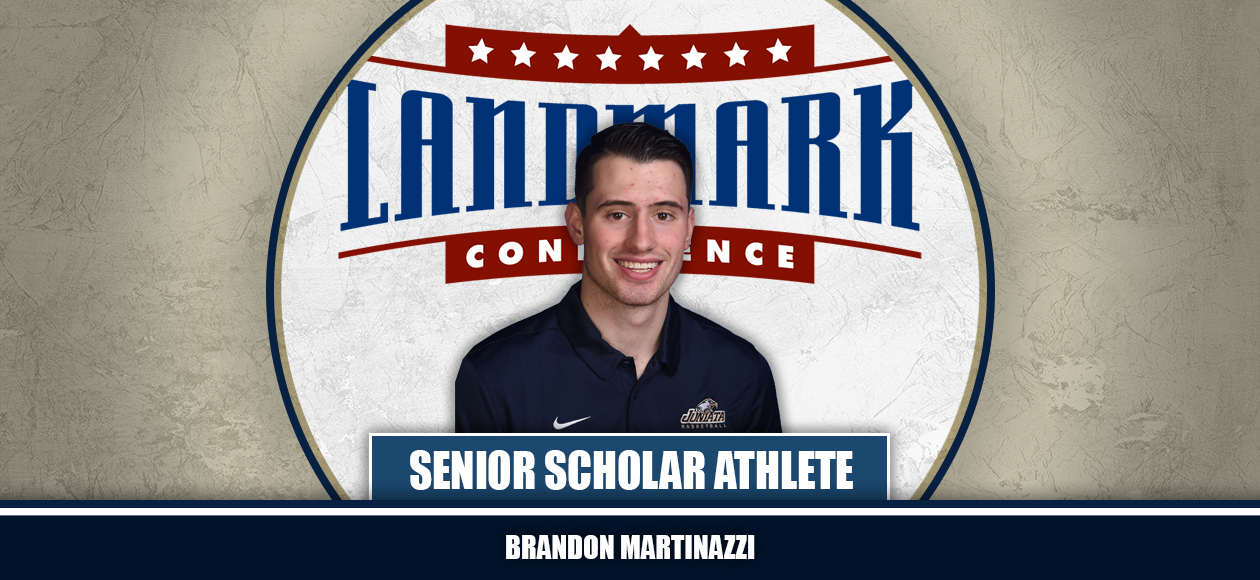 Martinazzi Named Landmark's Men's Basketball Senior Scholar Athlete