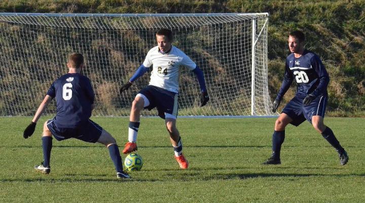 Offense Comes to Life as Men's Soccer Scores 3 Goals to Beat PSU-Berks
