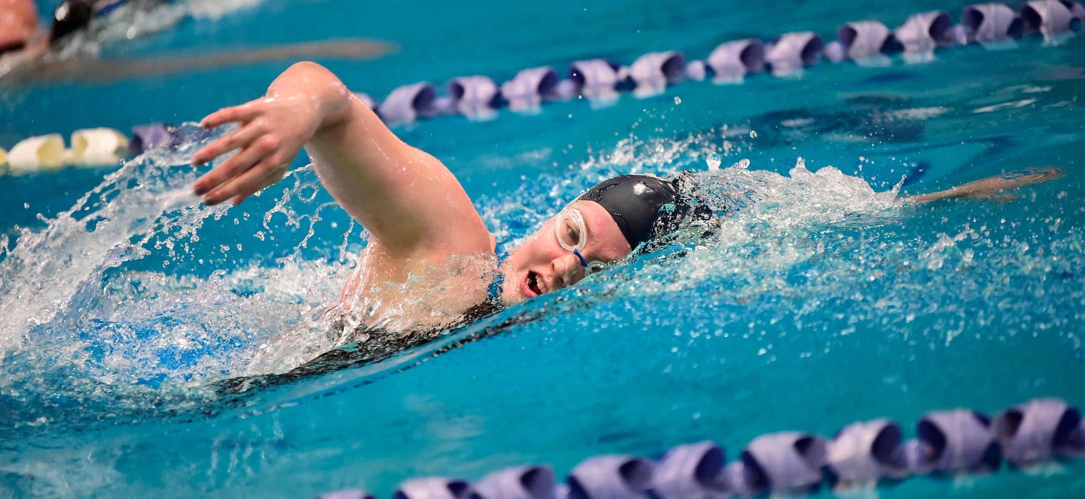 Women's Swimming Sits in Eighth Place After Day One of Landmark Championships