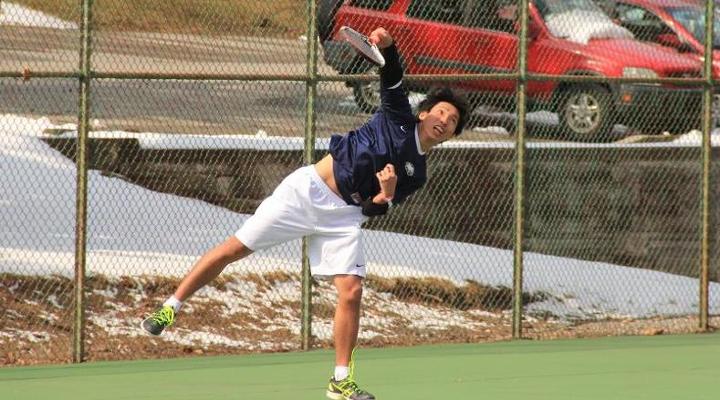 Sho Sato had the clinching win for the Eagles at fourth singles.