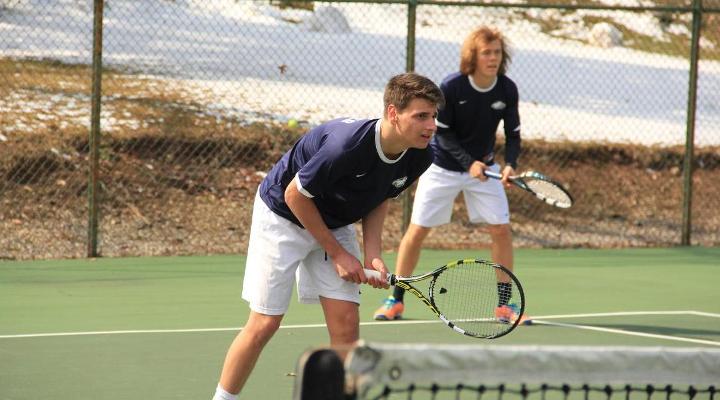 Dean Polisena and Matyas Kohout won their fourth straight doubles match on Thursday.