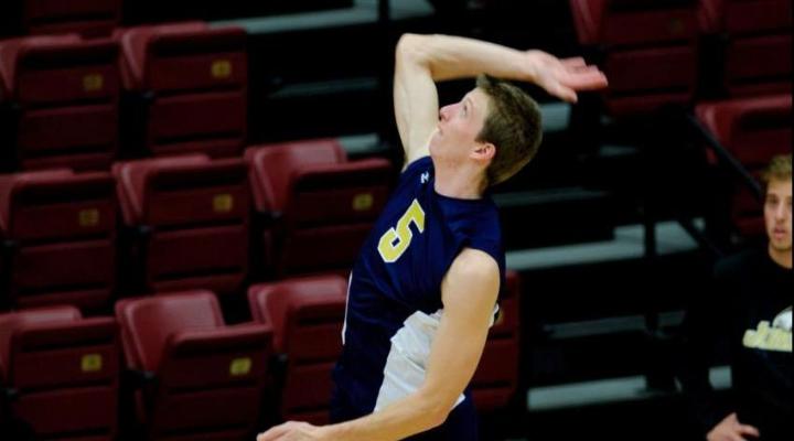 Juniata MVB reaches ECAC South title match, falls to Medaille in five sets