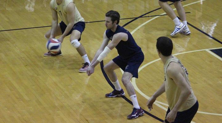 Brendan Smith had 14 digs for the Eagles against Hunter. He was also named to the All-Tournament Team.