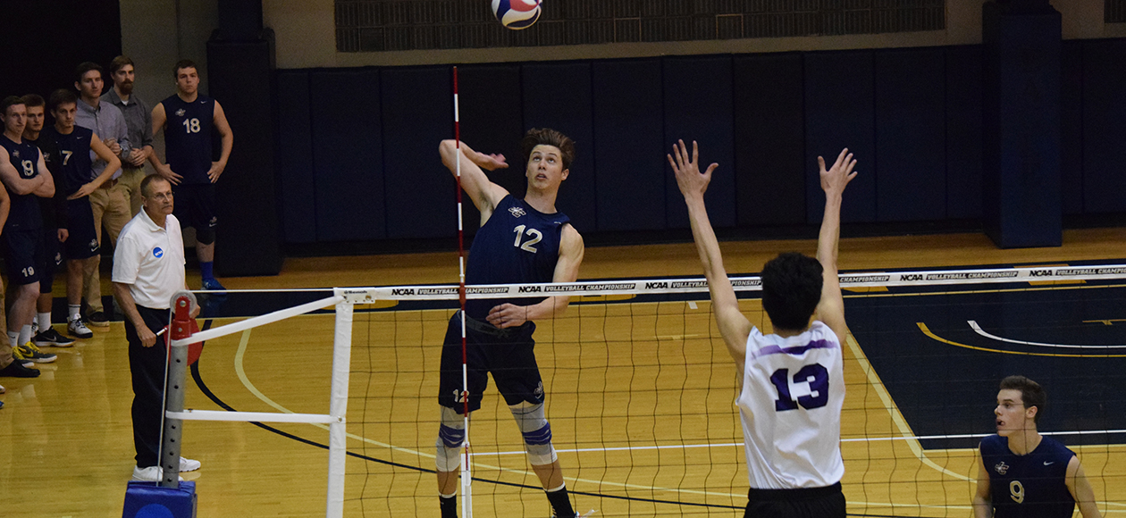 Quinn Peterson had a career-best 33 kills and hit .436 for the Eagles against NYU.