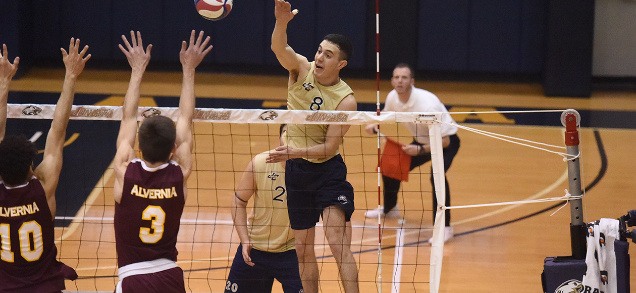 Matt Vasinko finished with 15 kills, 20 digs, and four assisted blocks on the day.