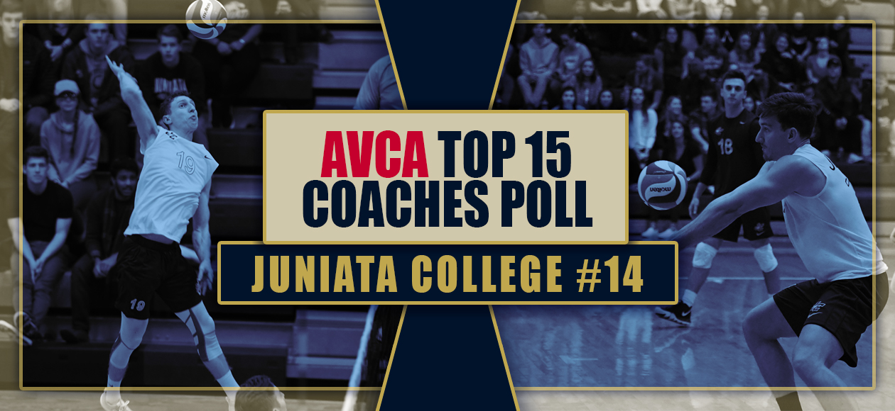 Men's Volleyball Ranked 14 in AVCA Poll