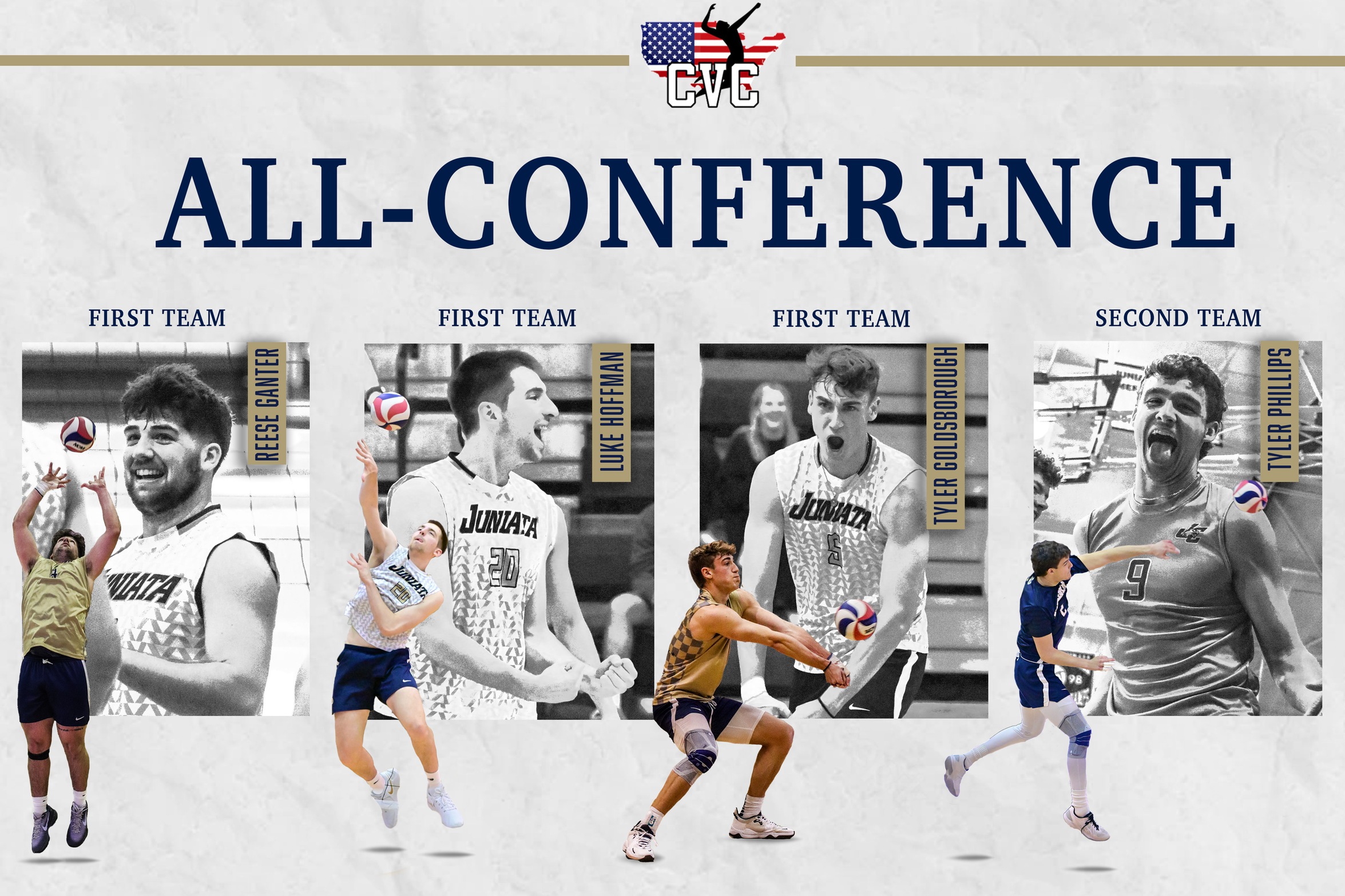 Men's Volleyball Earns Four CVC All-Conference Selections