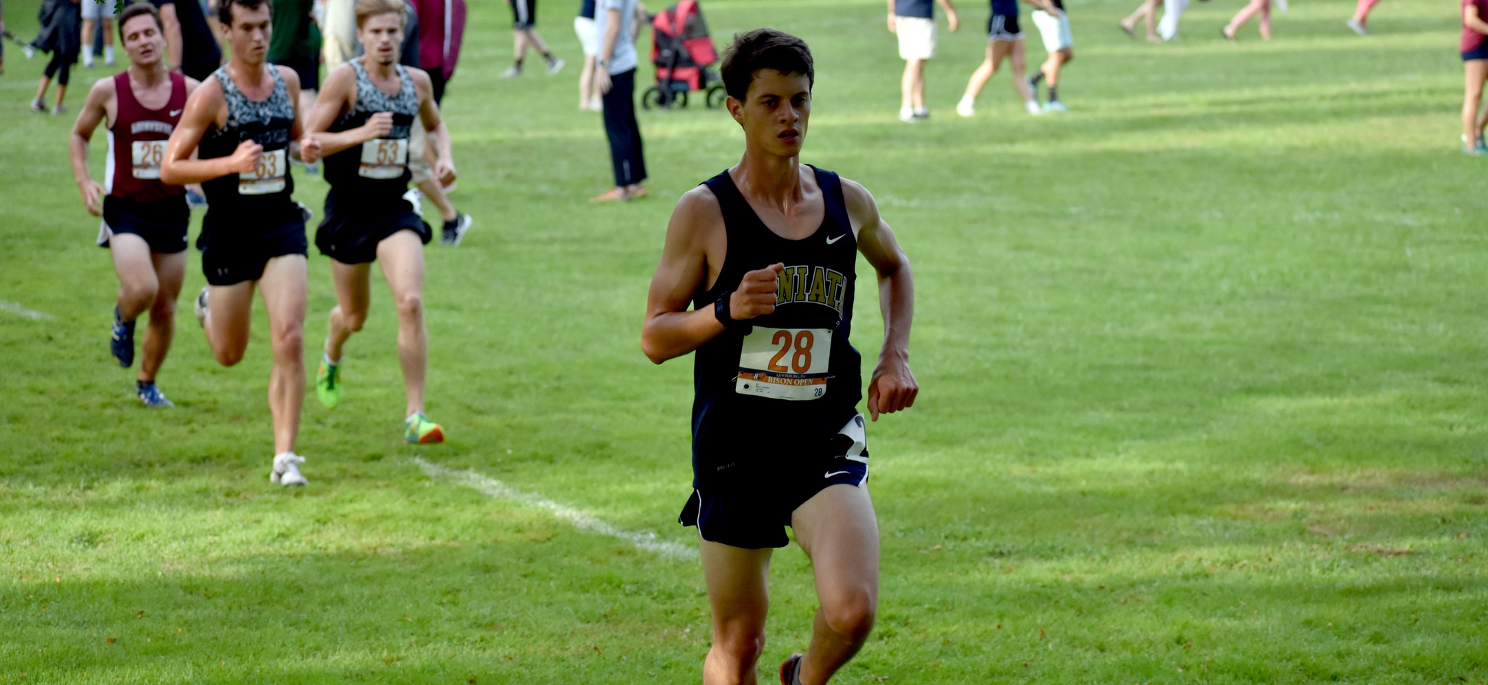 Andy Meci finished 16th for the Eagles. 