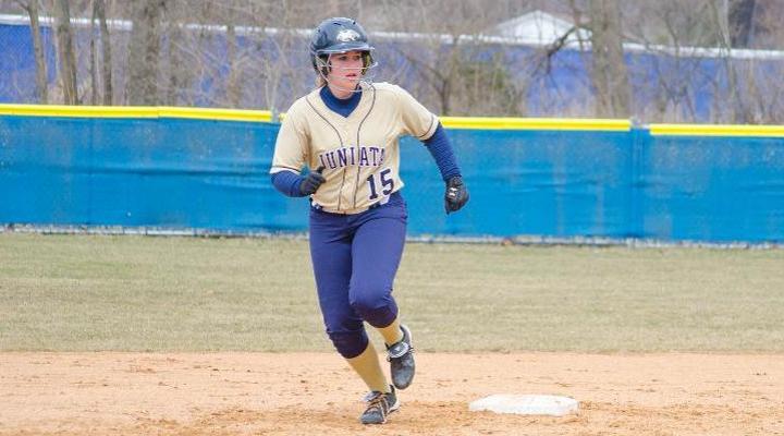 Holly Bettinger went 3-for-3 against Fitchburg State.