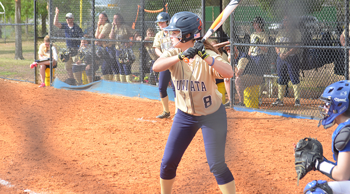 Brooke Ridenour was 2-for-4 with a run scored and a stolen base against Stockton.