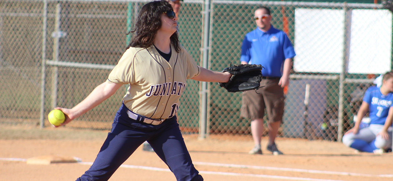 Jennifer Carthew pitched a complete game against the Panthers in Game One.