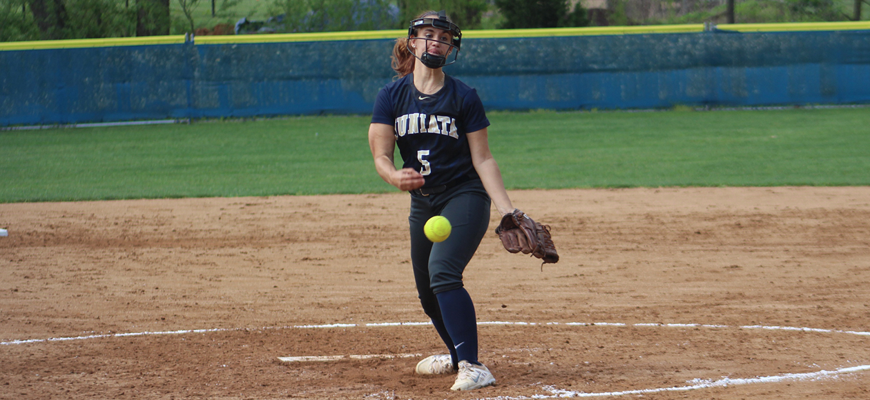 Maddie Garrick surrendered just one run on two hits in Juniata's 6-1 win over the Panthers.