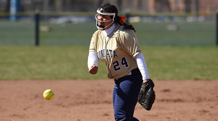 Sarah Sotelo limited PSU-Altoona to one hit in the first game.