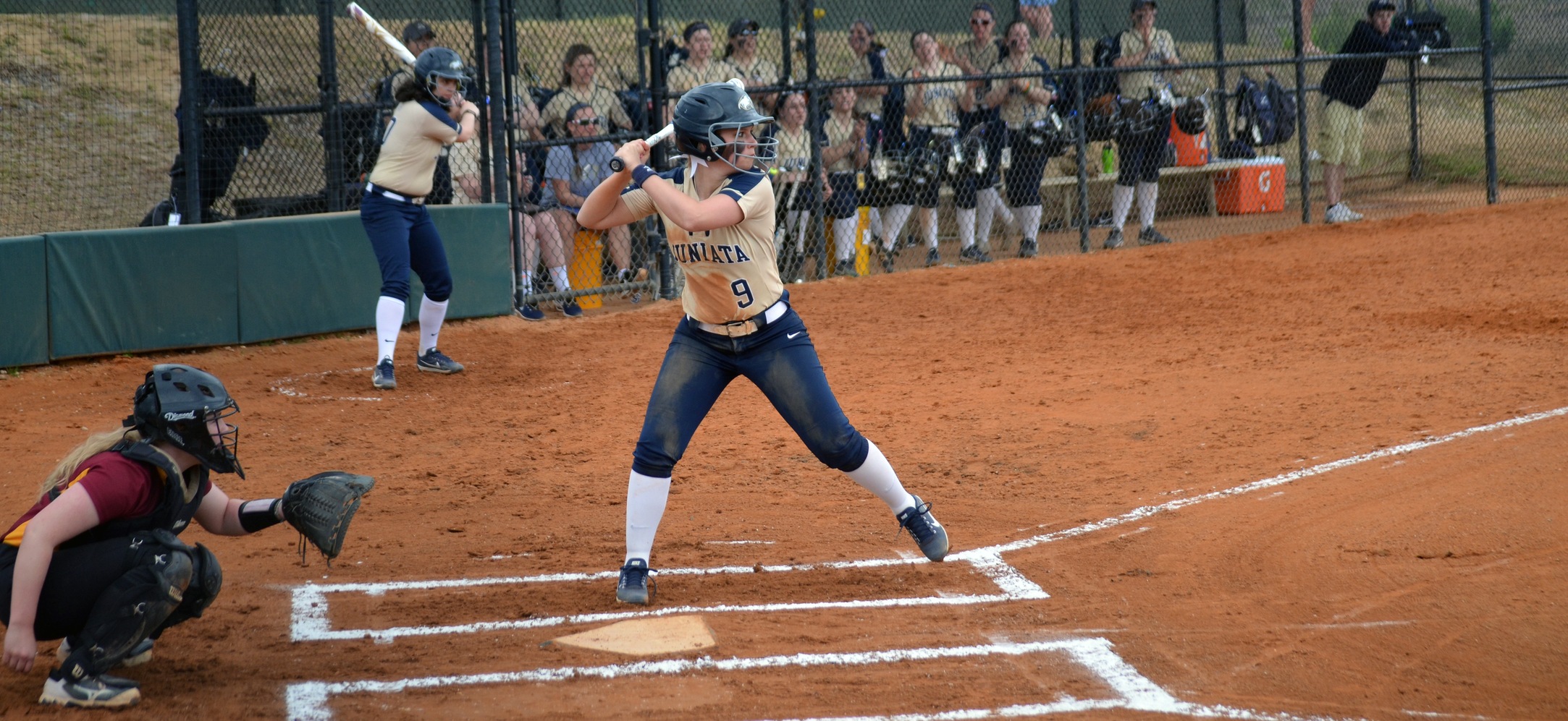 Softball Earns a Pair of Wins on Day One of the Spring Games