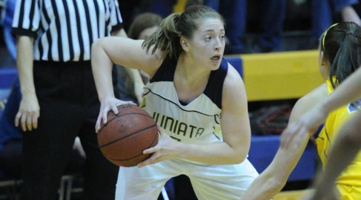 Glinsky’s first career double-double helps pace Juniata WBB past Goucher, 79-50