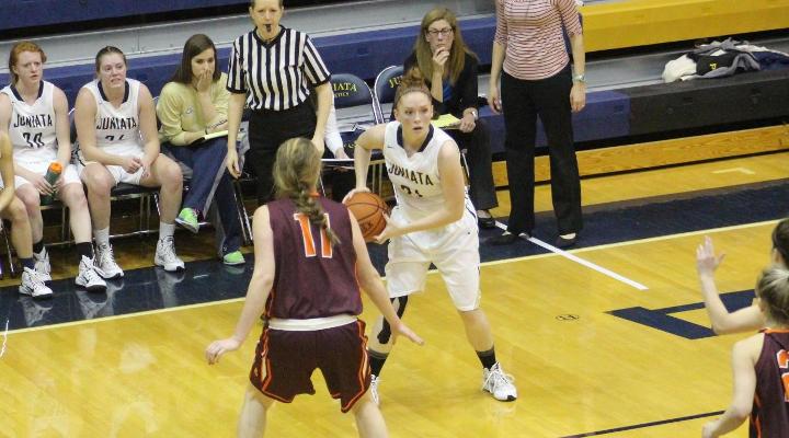 Leamer Records Double-Double as Eagles Fall to Catholic 85-65