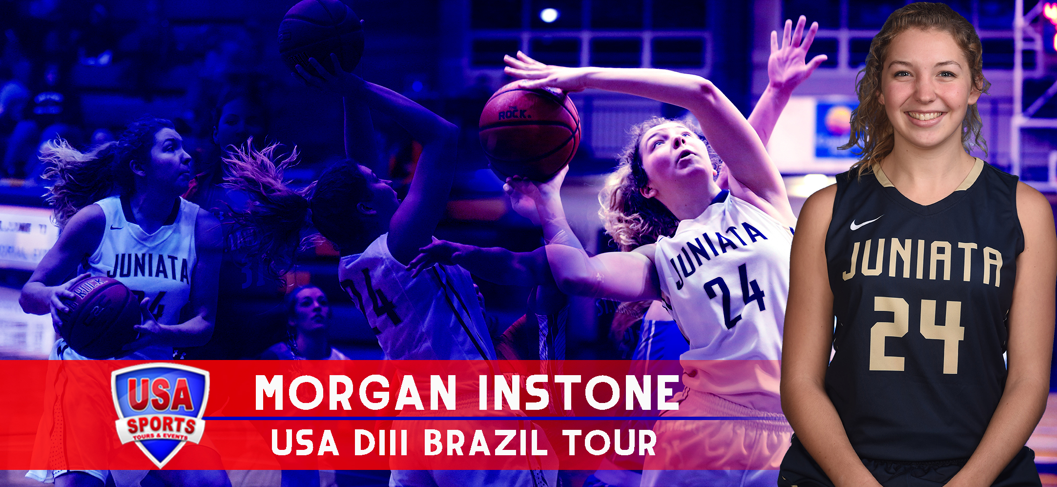 Morgan Instone to represent Juniata on the 2018 USA Brazil Tour