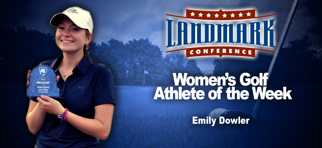 Emily Dowler Named Landmark Conference Women’s Golf Athlete of the Week