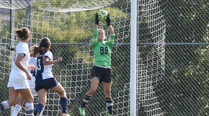 Kerry Leonard had six saves in goal for the Eagles against Scranton