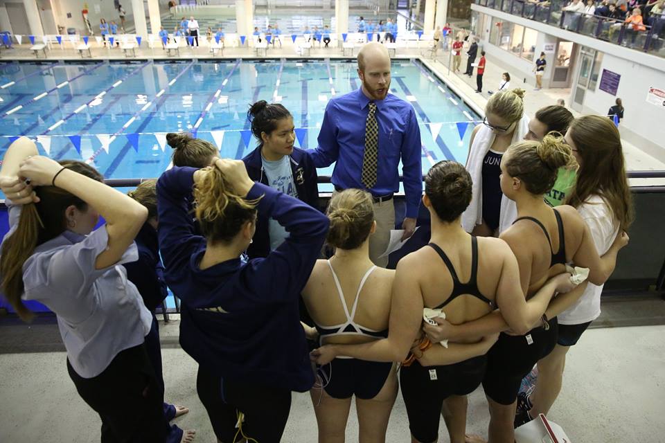 Women’s Swimming Competes at Landmark Conference Championships