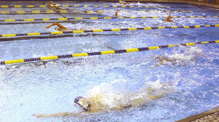 Swimming Competes At Swartmore