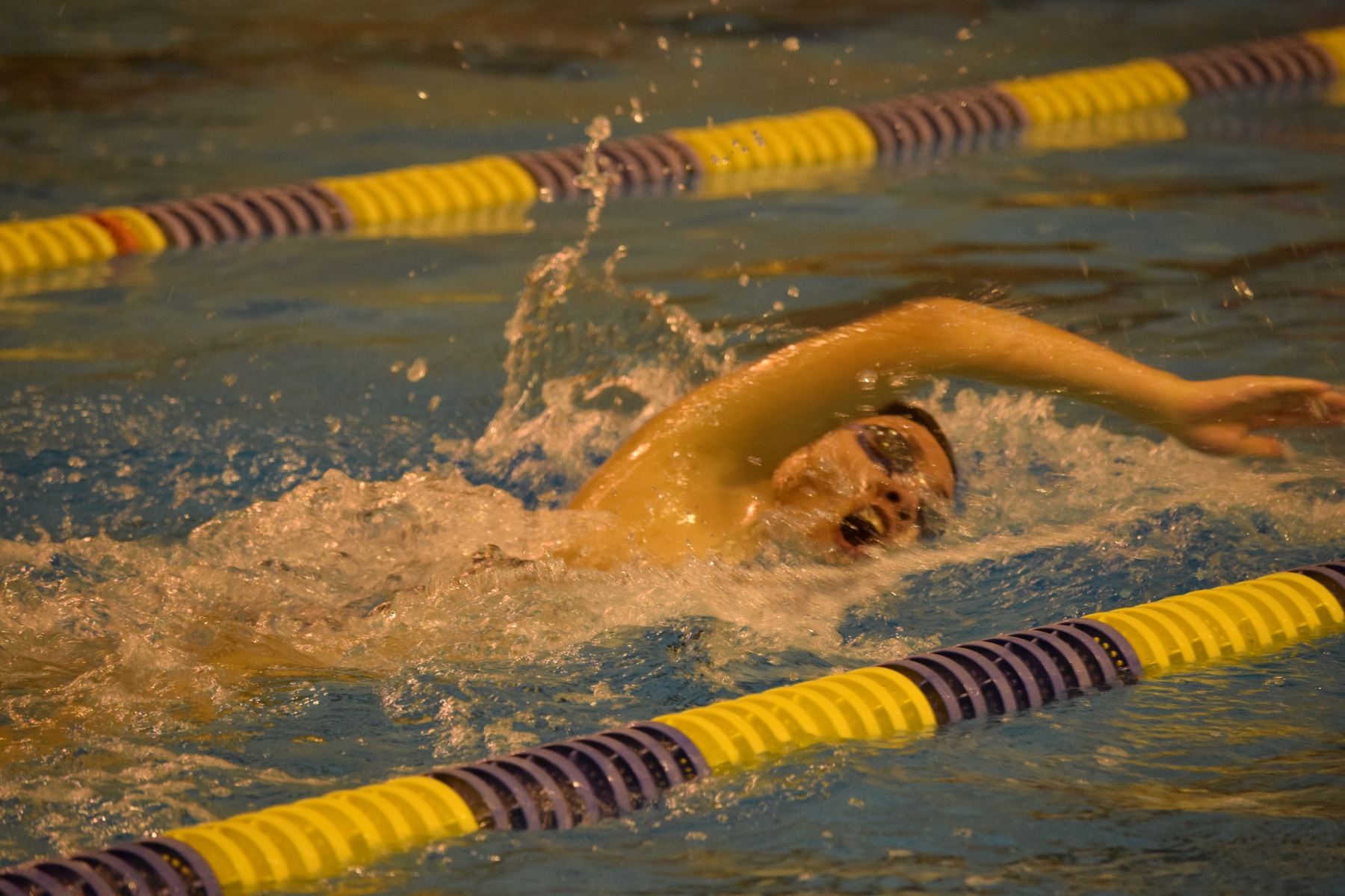 Swimming Competes in First Conference Meet of the Season
