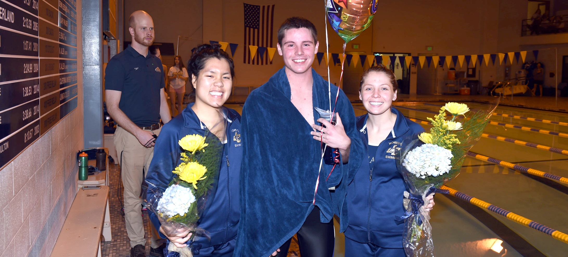 Fontes Takes First in 100 Butterfly, but Eagles Fall to Marywood on Senior Day