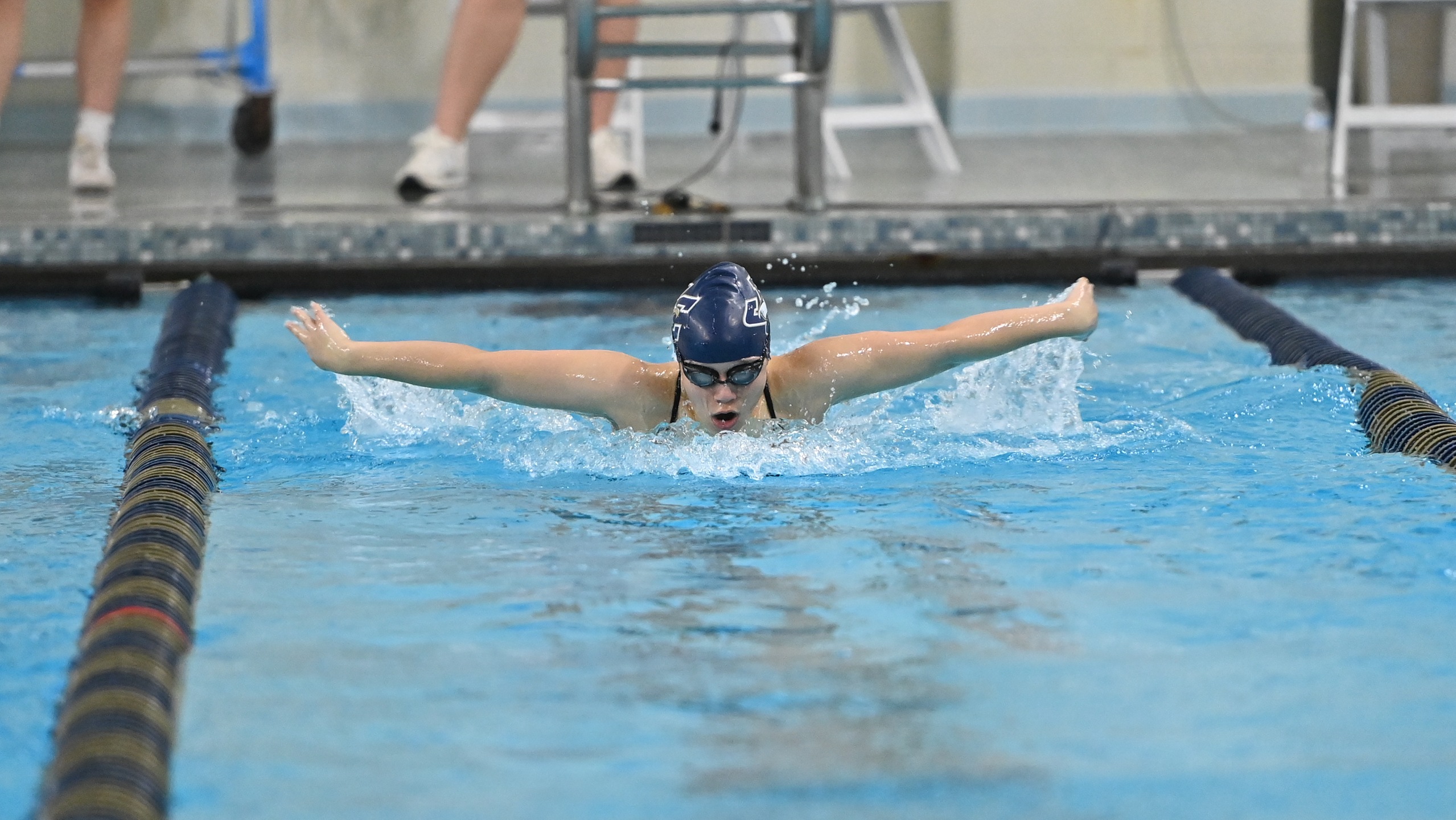 Women's Swimming Competes in Second Day of Cougar Splash