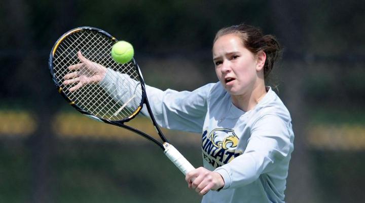 Men’s and women’s tennis complete sweep of Lancaster Bible by 9-0 scores