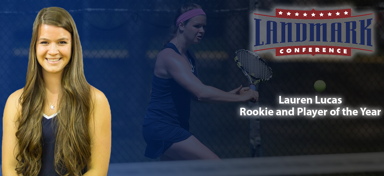 Lucas Named Landmark Women’s Tennis Rookie and Player of the Year