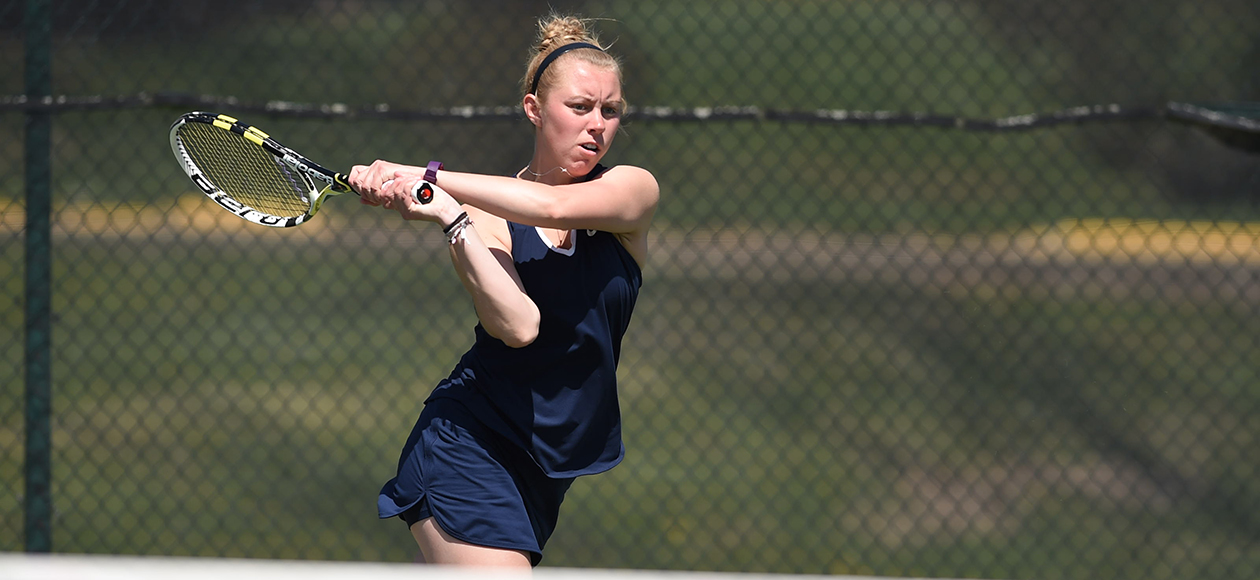 Tori Gray won 6-4, 6-2 at fifth singles for the Eagles.