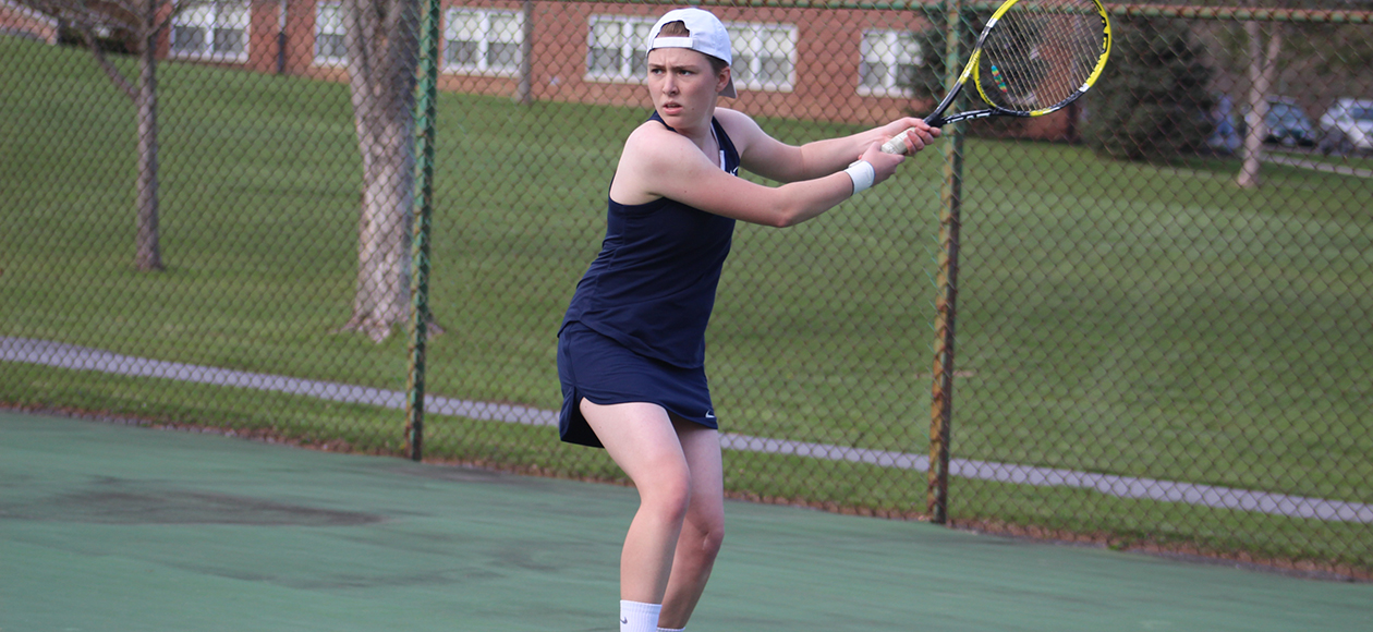 Vienna Cordier won 7-6, 6-4 at third singles for the Eagles.
